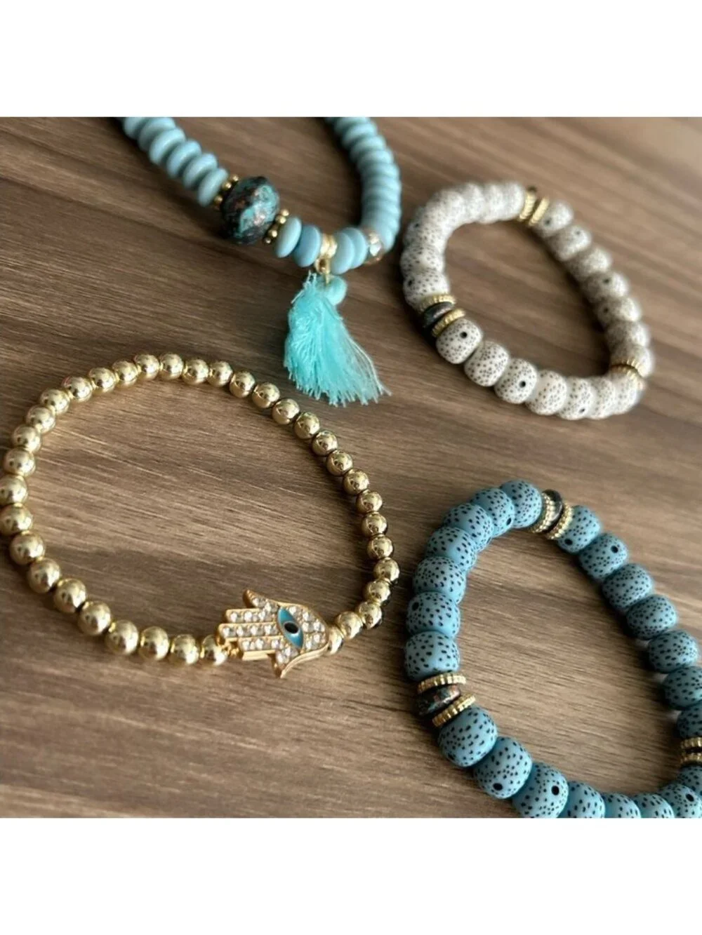 Beaded Bracelet Set Q481